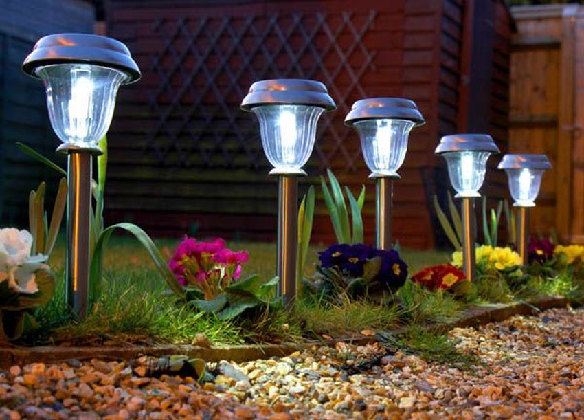 luces de jardín con energía solar blanco frío luces LED impermeables para patio césped patio y paisaje Solpex Paquete de 8 luces solares de camino para exteriores 